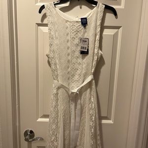 NWT DISNEY OFF WHITE LACE DRESS